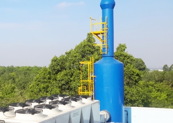 Thiết kế tháp xử lý mùi tại nhà máy Dược Phẩm Medisun Việt Nam