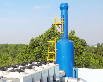 Thiết kế tháp xử lý mùi tại nhà máy Dược Phẩm Medisun Việt Nam