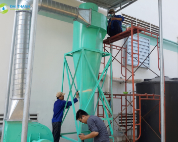 Thi công hệ thống thu gom bụi tại nhà máy Nanpao Resins Việt Nam