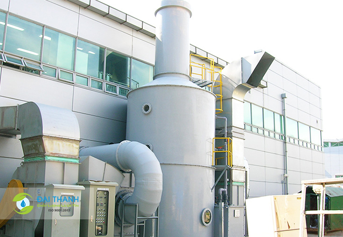  khí thải từ nhà máy cao su